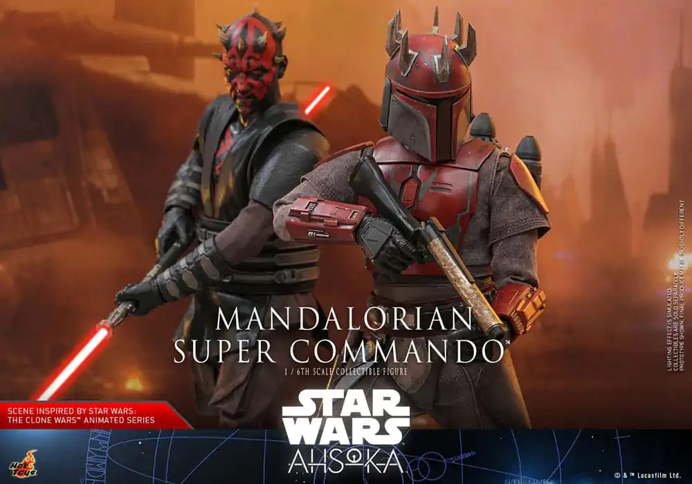 Star Wars: The Mandalorian Akční figurka 1/6 Mandalorian Super Commando 31 cm fotografii produktu