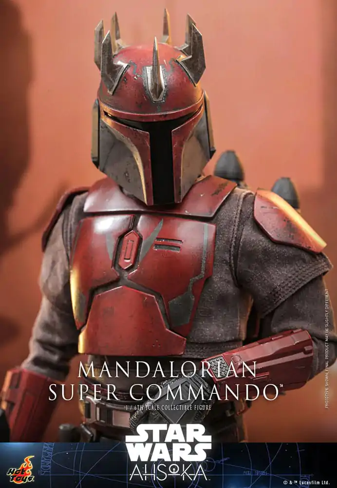 Star Wars: The Mandalorian Akční figurka 1/6 Mandalorian Super Commando 31 cm fotografii produktu