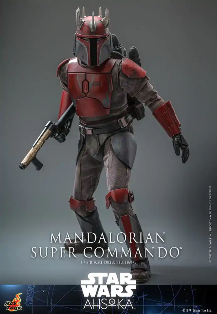 Star Wars: The Mandalorian Akční figurka 1/6 Mandalorian Super Commando 31 cm fotografii produktu