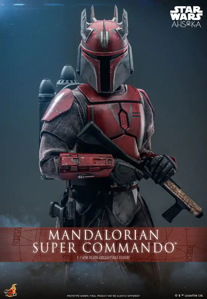 Star Wars: The Mandalorian Akční figurka 1/6 Mandalorian Super Commando 31 cm fotografii produktu