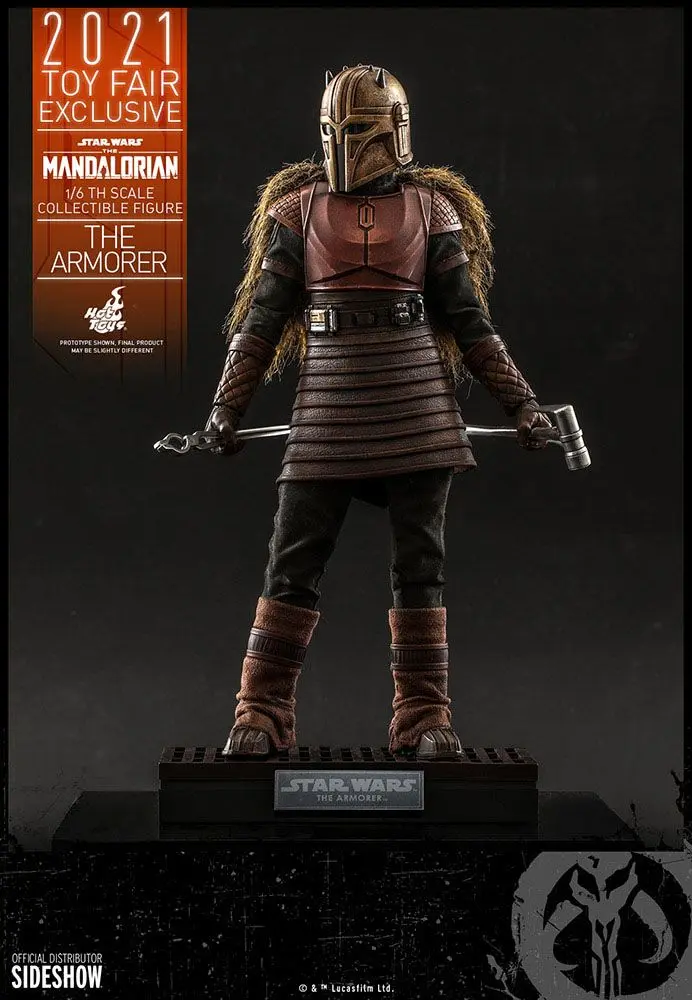 Star Wars The Mandalorian Akční figurka 1/6 The Armorer 2021 Toy Fair Exclusive 29 cm fotografii produktu
