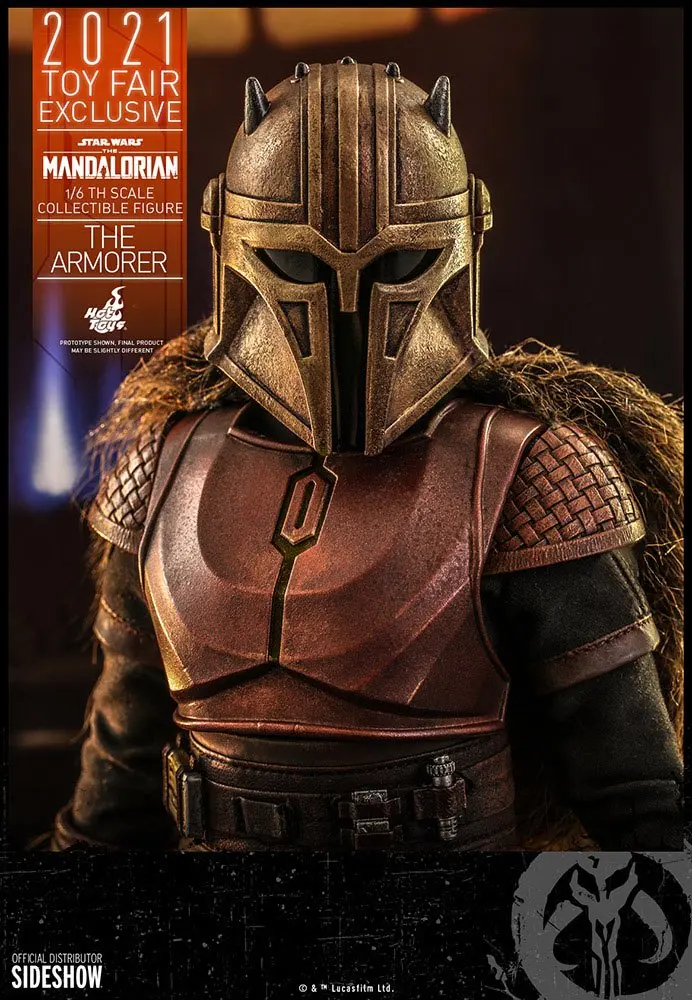 Star Wars The Mandalorian Akční figurka 1/6 The Armorer 2021 Toy Fair Exclusive 29 cm fotografii produktu