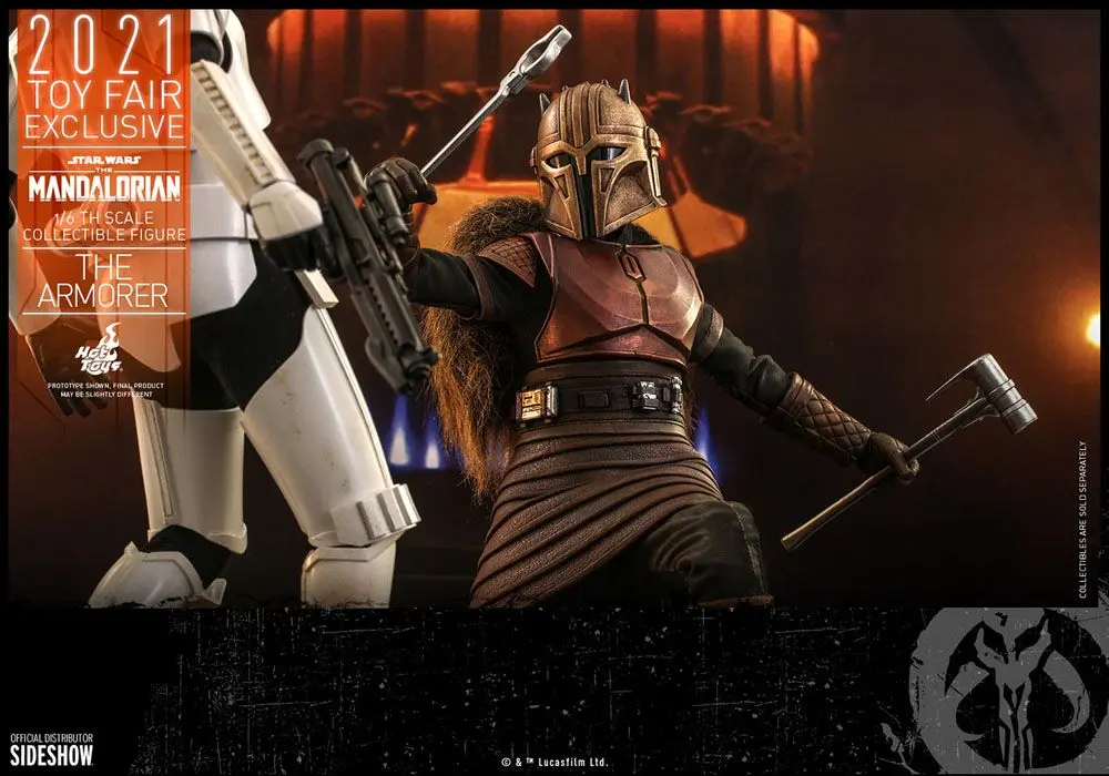 Star Wars The Mandalorian Akční figurka 1/6 The Armorer 2021 Toy Fair Exclusive 29 cm fotografii produktu