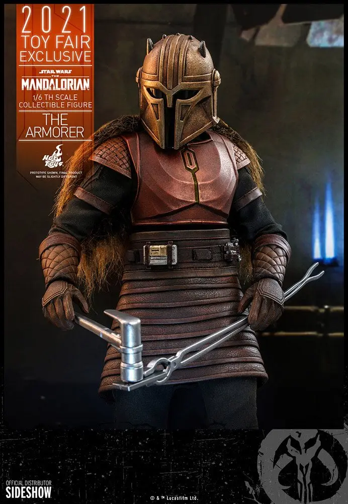 Star Wars The Mandalorian Akční figurka 1/6 The Armorer 2021 Toy Fair Exclusive 29 cm fotografii produktu