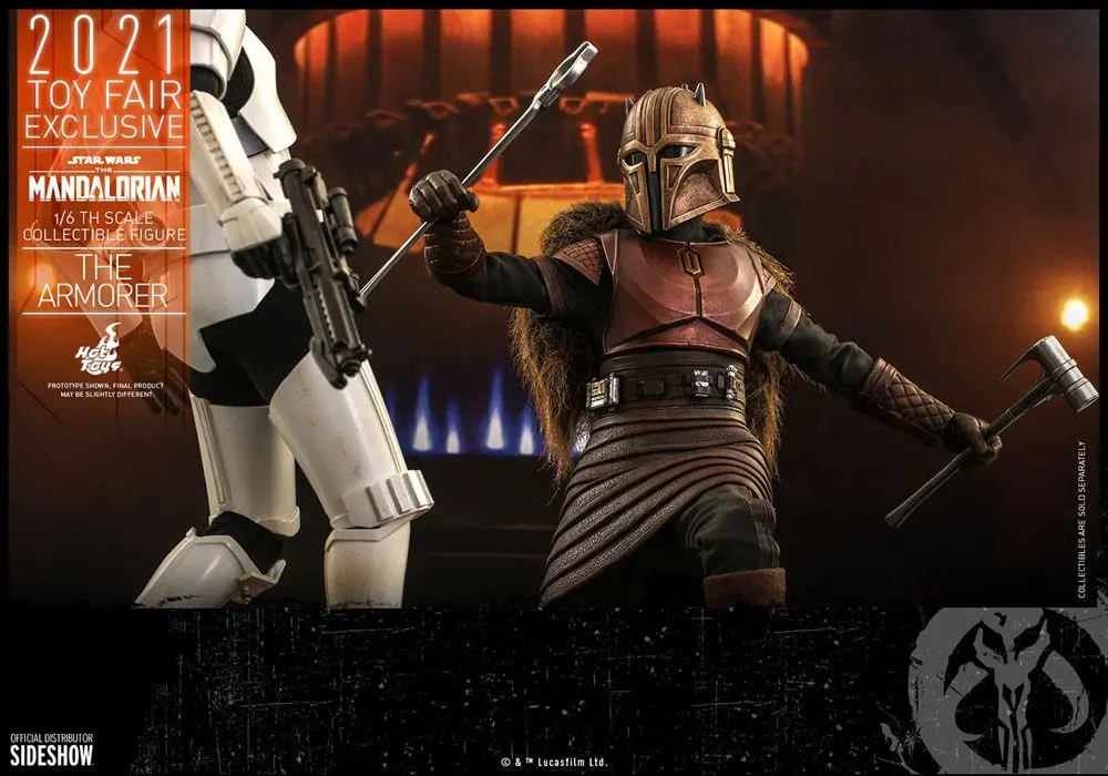 Star Wars The Mandalorian Akční figurka 1/6 The Armorer 2021 Toy Fair Exclusive 29 cm fotografii produktu