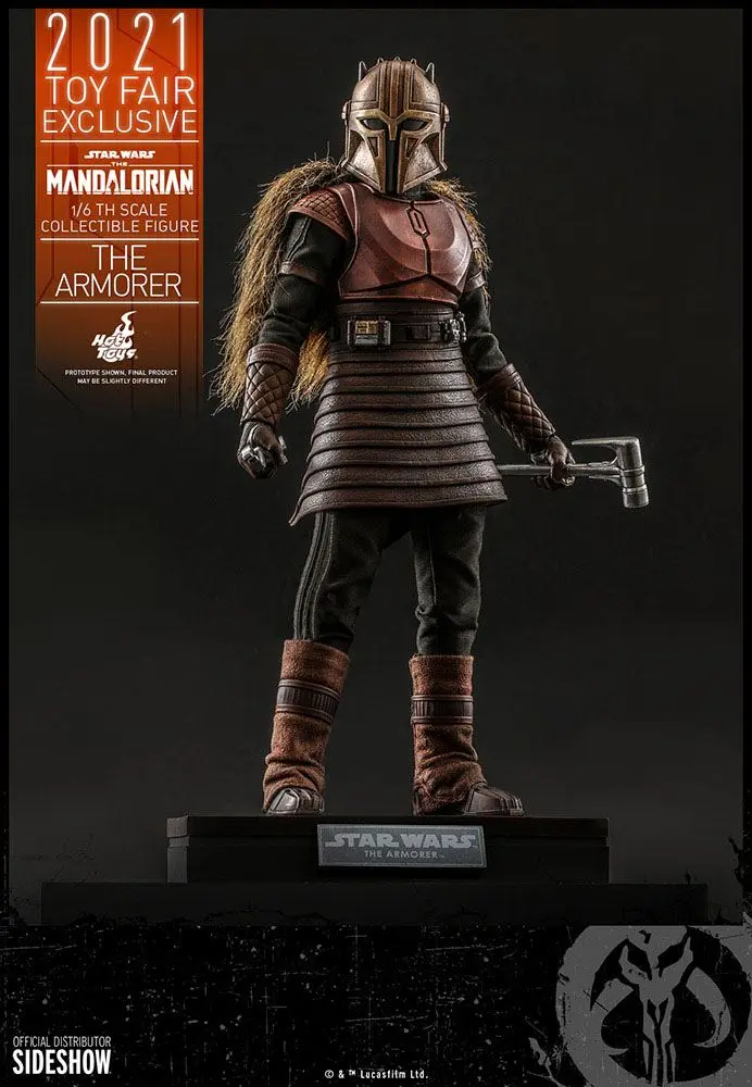 Star Wars The Mandalorian Akční figurka 1/6 The Armorer 2021 Toy Fair Exclusive 29 cm fotografii produktu