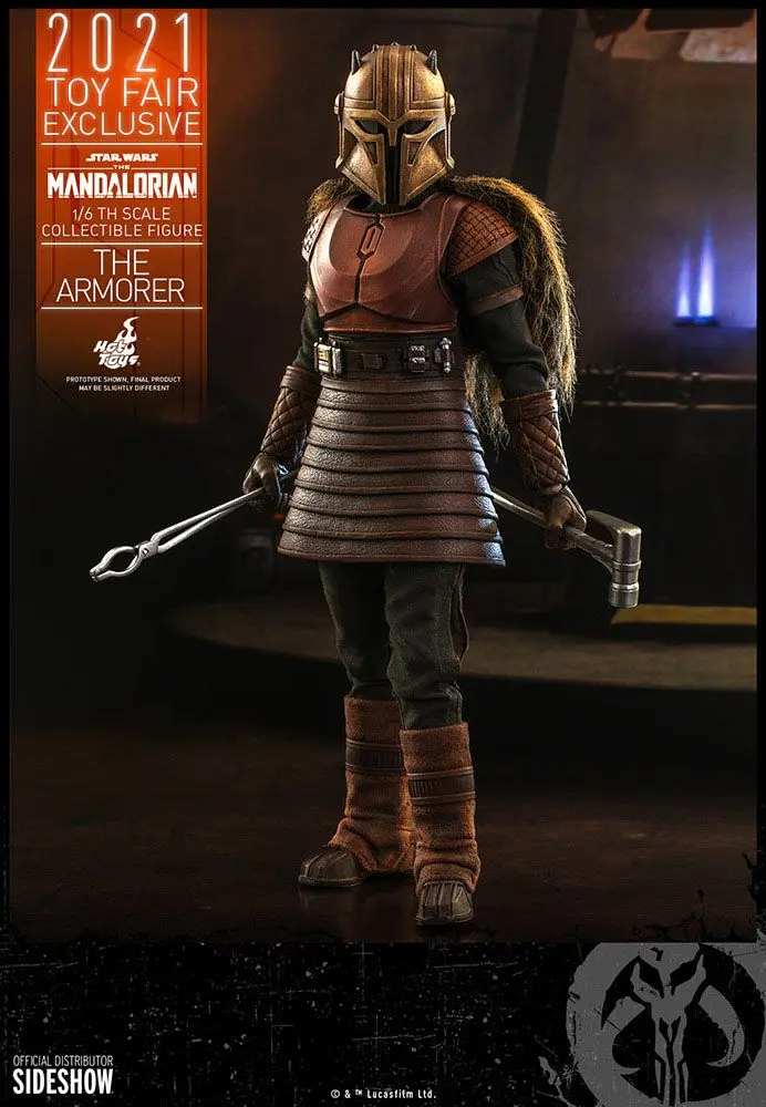 Star Wars The Mandalorian Akční figurka 1/6 The Armorer 2021 Toy Fair Exclusive 29 cm fotografii produktu