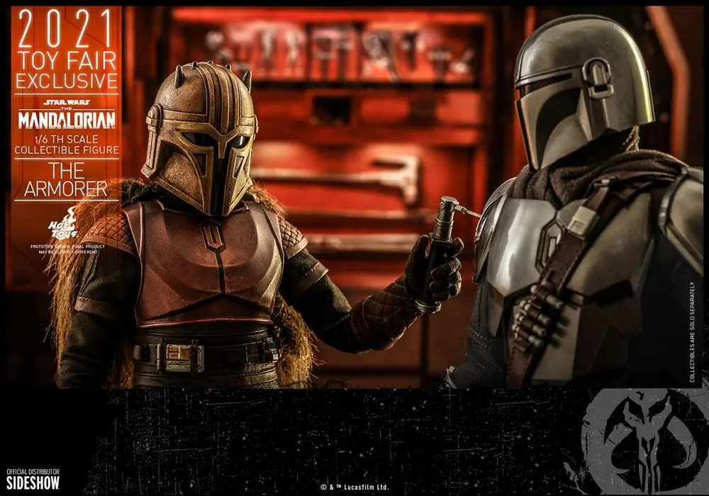 Star Wars The Mandalorian Akční figurka 1/6 The Armorer 2021 Toy Fair Exclusive 29 cm fotografii produktu