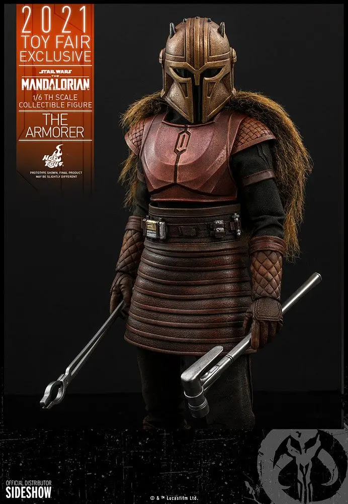 Star Wars The Mandalorian Akční figurka 1/6 The Armorer 2021 Toy Fair Exclusive 29 cm fotografii produktu