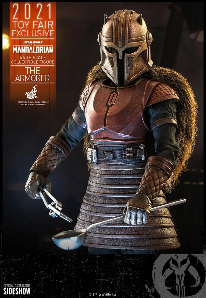 Star Wars The Mandalorian Akční figurka 1/6 The Armorer 2021 Toy Fair Exclusive 29 cm fotografii produktu