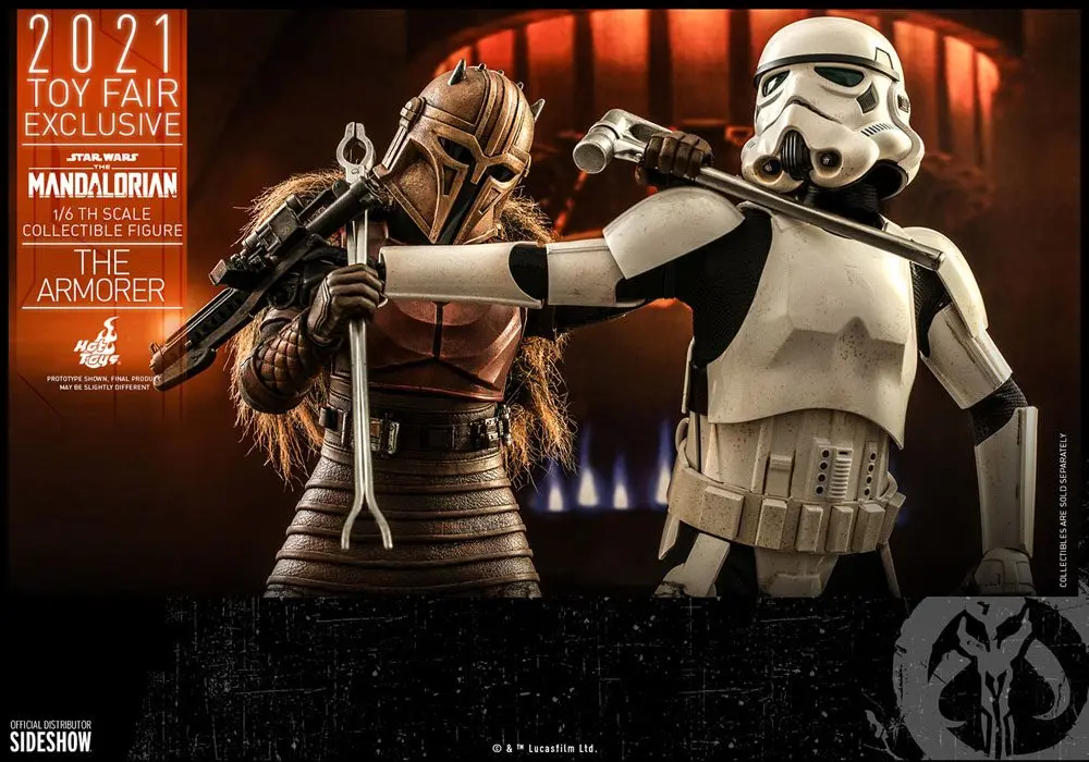 Star Wars The Mandalorian Akční figurka 1/6 The Armorer 2021 Toy Fair Exclusive 29 cm fotografii produktu