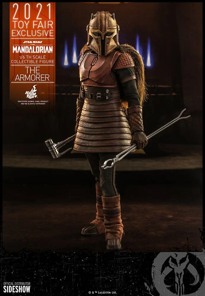 Star Wars The Mandalorian Akční figurka 1/6 The Armorer 2021 Toy Fair Exclusive 29 cm fotografii produktu