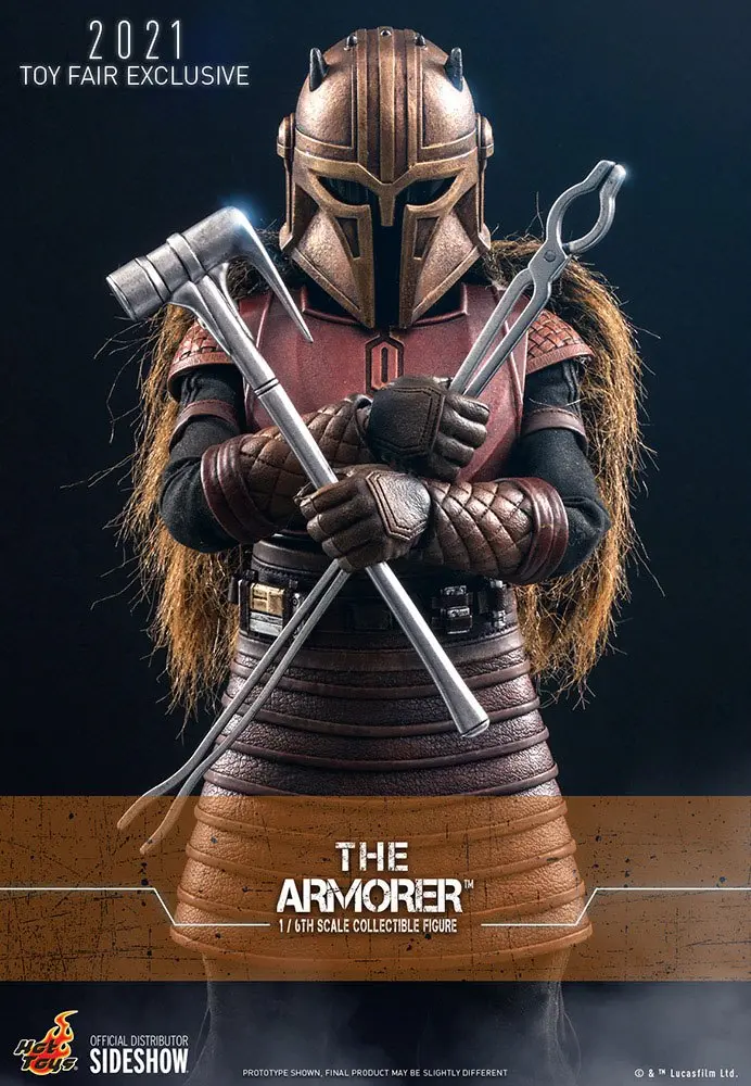 Star Wars The Mandalorian Akční figurka 1/6 The Armorer 2021 Toy Fair Exclusive 29 cm fotografii produktu