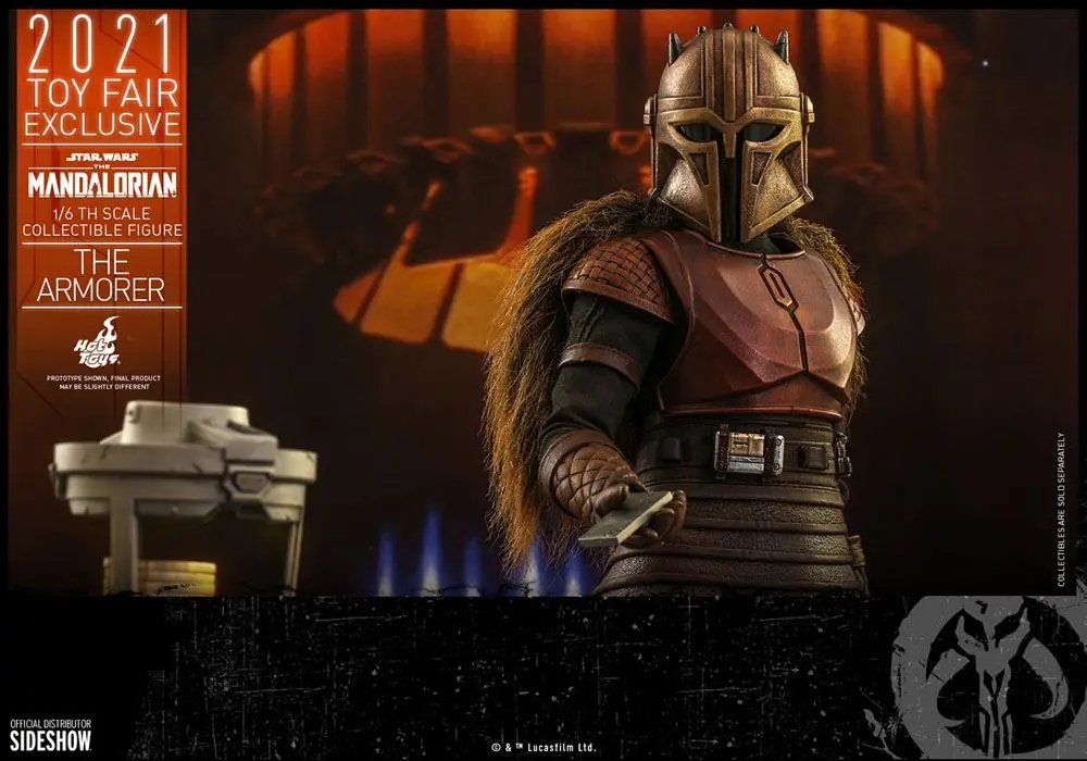 Star Wars The Mandalorian Akční figurka 1/6 The Armorer 2021 Toy Fair Exclusive 29 cm fotografii produktu