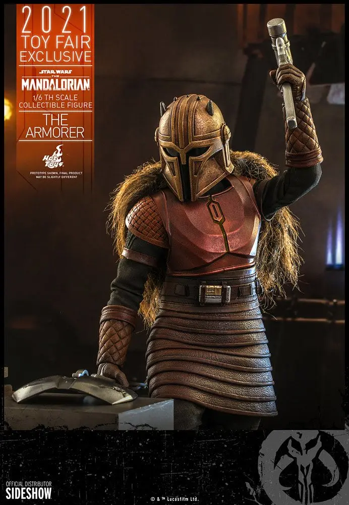 Star Wars The Mandalorian Akční figurka 1/6 The Armorer 2021 Toy Fair Exclusive 29 cm fotografii produktu