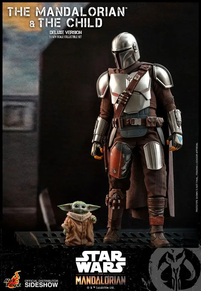 Star Wars The Mandalorian Akční figurky 2-Pack 1/6 The Mandalorian & The Child Deluxe 30 cm fotografii produktu