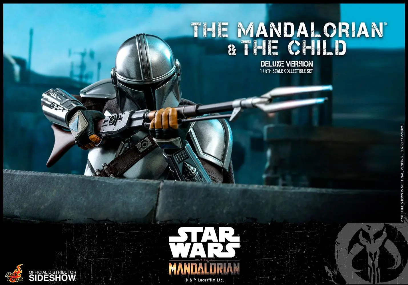 Star Wars The Mandalorian Akční figurky 2-Pack 1/6 The Mandalorian & The Child Deluxe 30 cm fotografii produktu