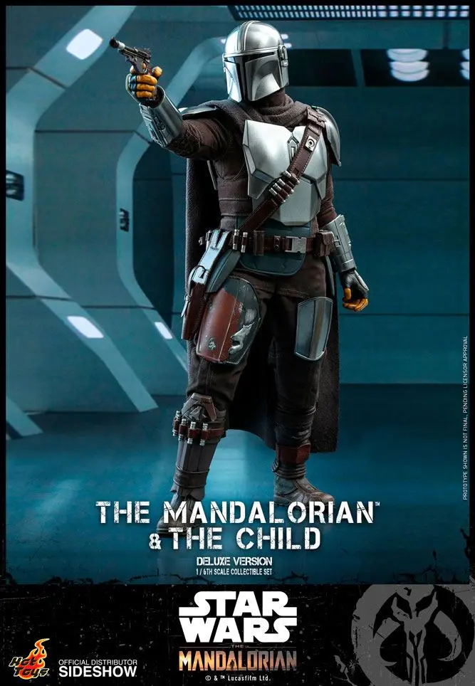 Star Wars The Mandalorian Akční figurky 2-Pack 1/6 The Mandalorian & The Child Deluxe 30 cm fotografii produktu