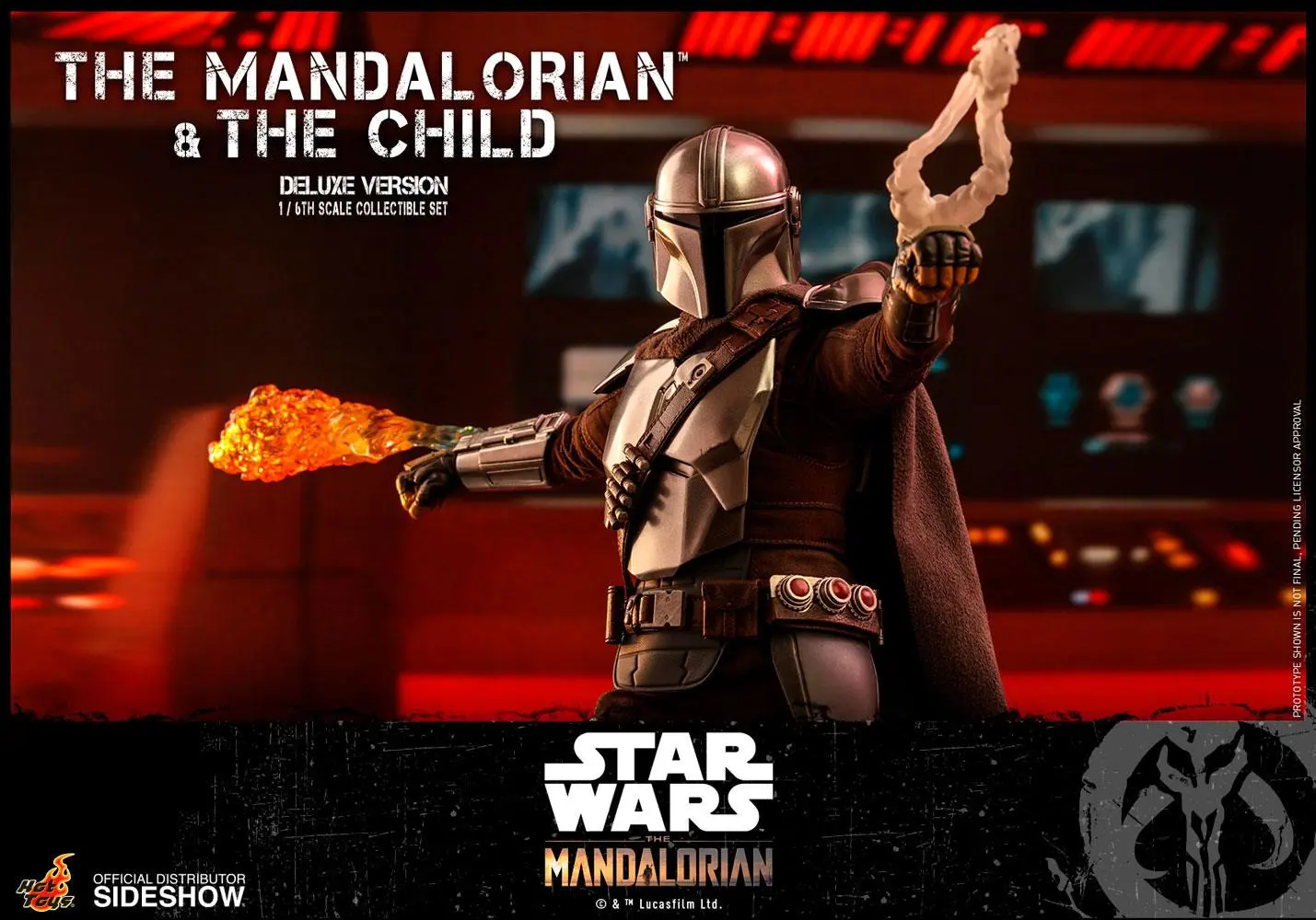 Star Wars The Mandalorian Akční figurky 2-Pack 1/6 The Mandalorian & The Child Deluxe 30 cm fotografii produktu