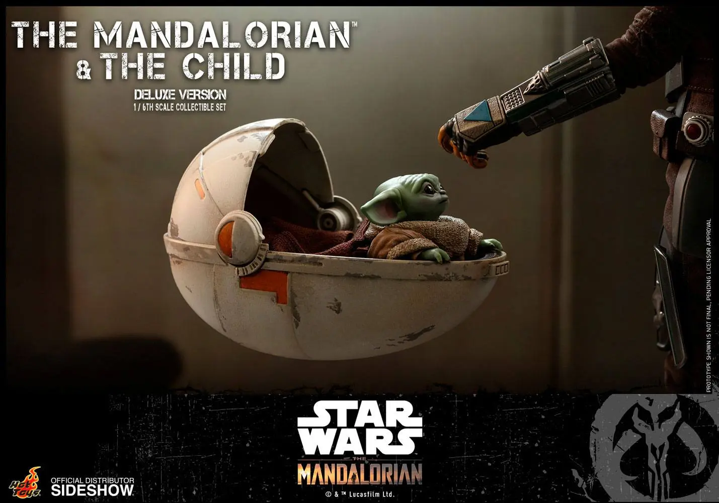 Star Wars The Mandalorian Akční figurky 2-Pack 1/6 The Mandalorian & The Child Deluxe 30 cm fotografii produktu