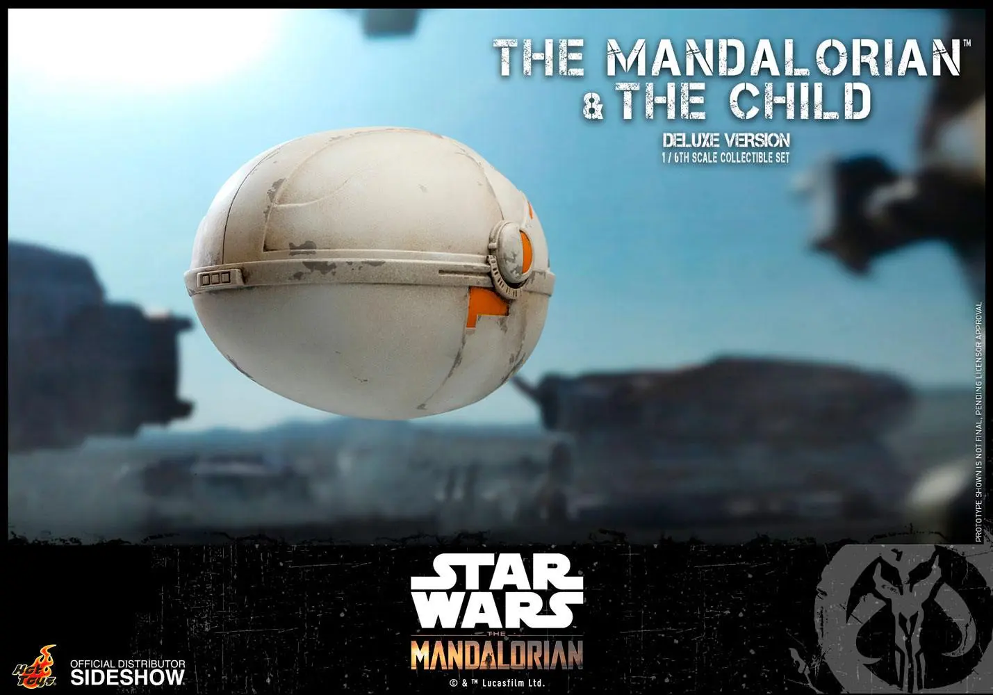 Star Wars The Mandalorian Akční figurky 2-Pack 1/6 The Mandalorian & The Child Deluxe 30 cm fotografii produktu