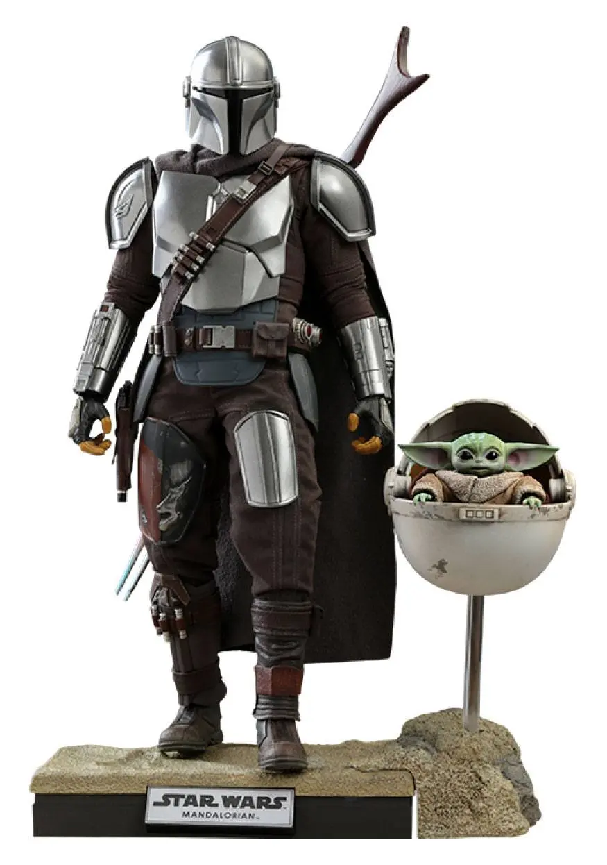 Star Wars The Mandalorian Akční figurky 2-Pack 1/6 The Mandalorian & The Child Deluxe 30 cm fotografii produktu
