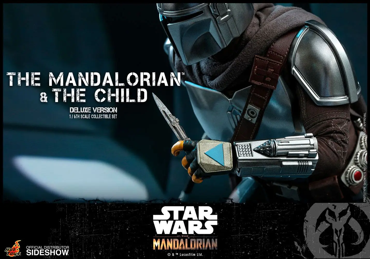 Star Wars The Mandalorian Akční figurky 2-Pack 1/6 The Mandalorian & The Child Deluxe 30 cm fotografii produktu