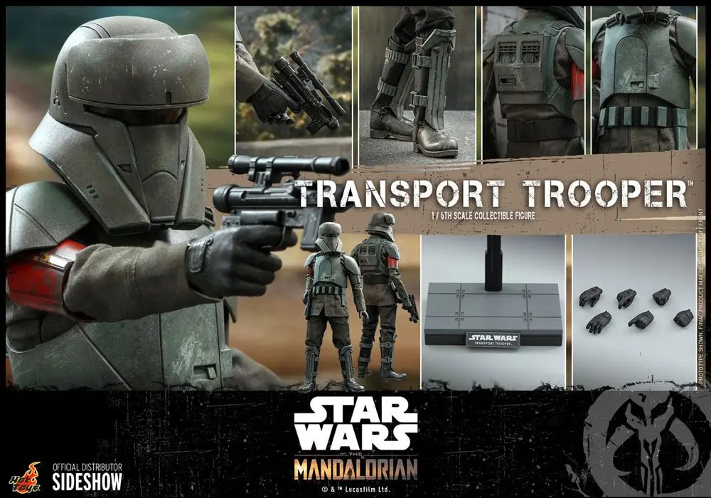 Star Wars The Mandalorian akční figurka 1/6 Transport Trooper 31 cm fotografii produktu