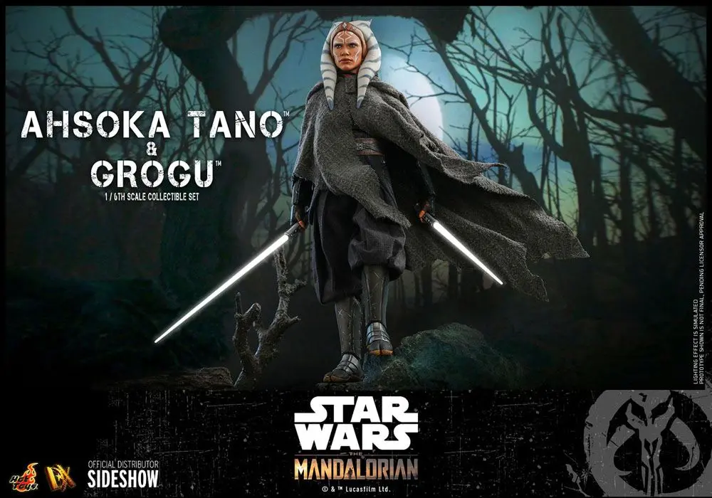 Star Wars The Mandalorian Akční figurka 2-Pack 1/6 Ahsoka Tano & Grogu 29 cm fotografii produktu