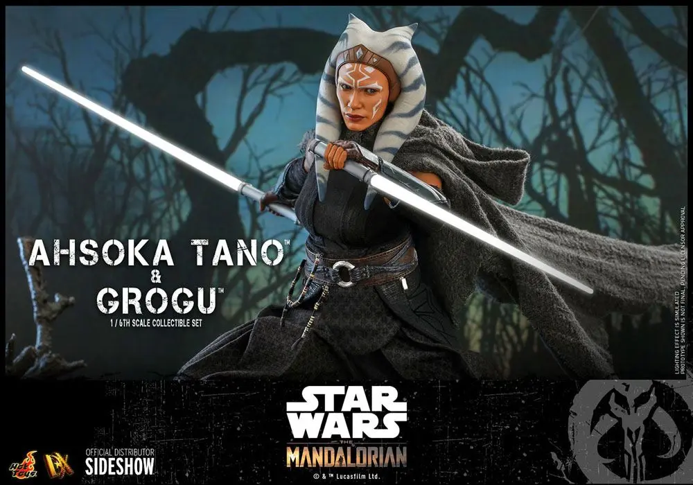 Star Wars The Mandalorian Akční figurka 2-Pack 1/6 Ahsoka Tano & Grogu 29 cm fotografii produktu