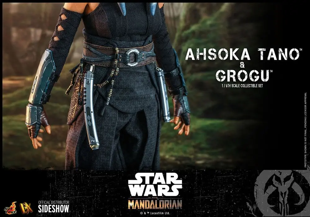 Star Wars The Mandalorian Akční figurka 2-Pack 1/6 Ahsoka Tano & Grogu 29 cm fotografii produktu