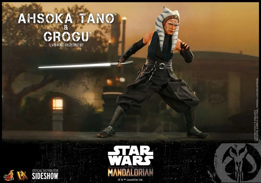 Star Wars The Mandalorian Akční figurka 2-Pack 1/6 Ahsoka Tano & Grogu 29 cm fotografii produktu