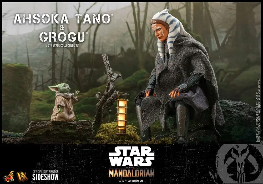 Star Wars The Mandalorian Akční figurka 2-Pack 1/6 Ahsoka Tano & Grogu 29 cm fotografii produktu