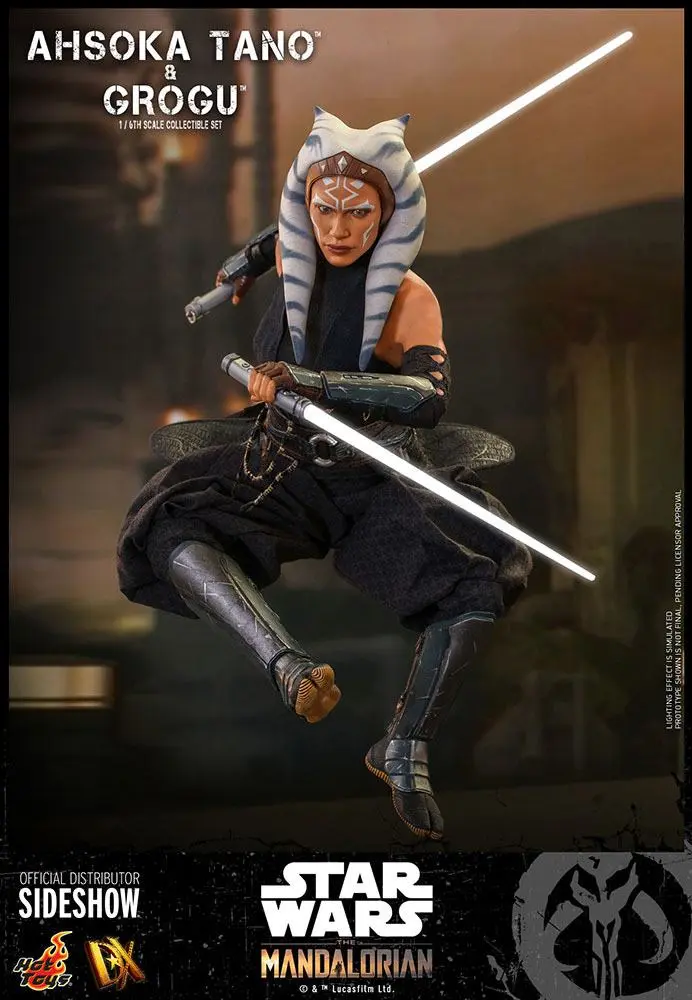 Star Wars The Mandalorian Akční figurka 2-Pack 1/6 Ahsoka Tano & Grogu 29 cm fotografii produktu