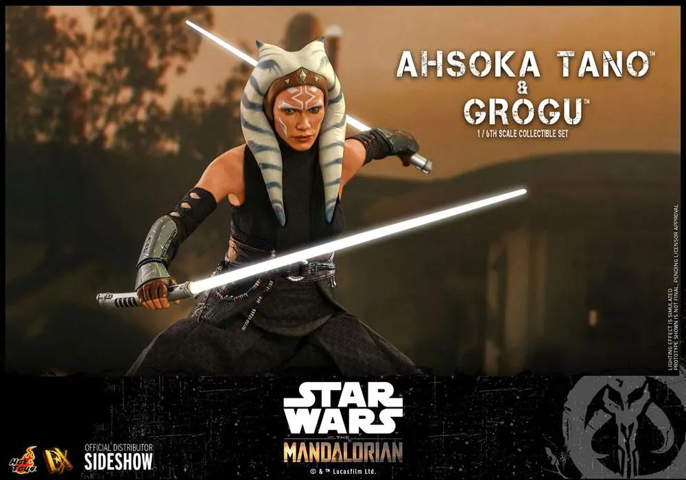 Star Wars The Mandalorian Akční figurka 2-Pack 1/6 Ahsoka Tano & Grogu 29 cm fotografii produktu