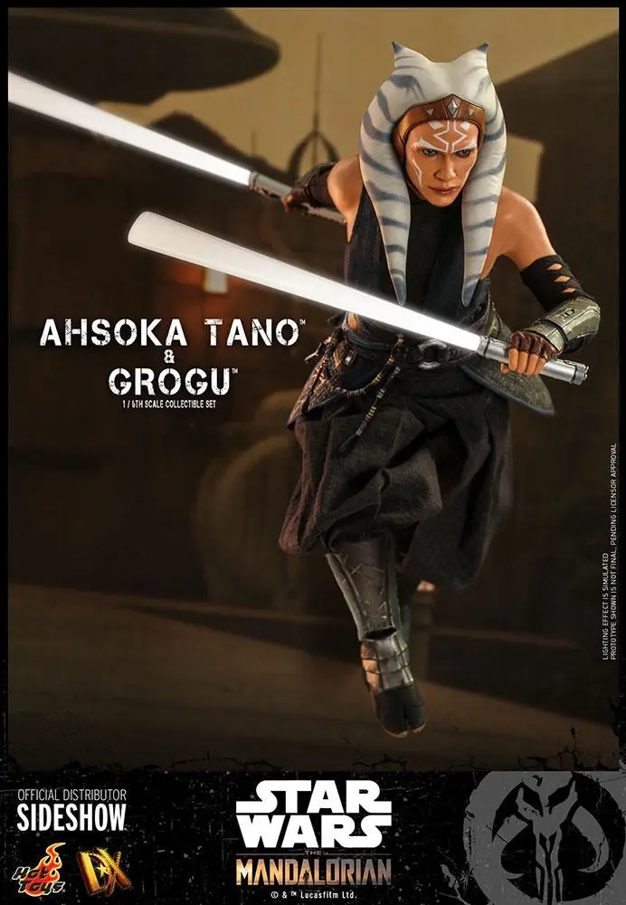 Star Wars The Mandalorian Akční figurka 2-Pack 1/6 Ahsoka Tano & Grogu 29 cm fotografii produktu