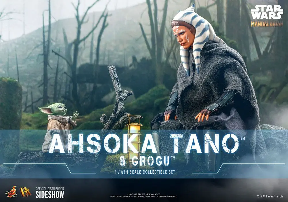 Star Wars The Mandalorian Akční figurka 2-Pack 1/6 Ahsoka Tano & Grogu 29 cm fotografii produktu