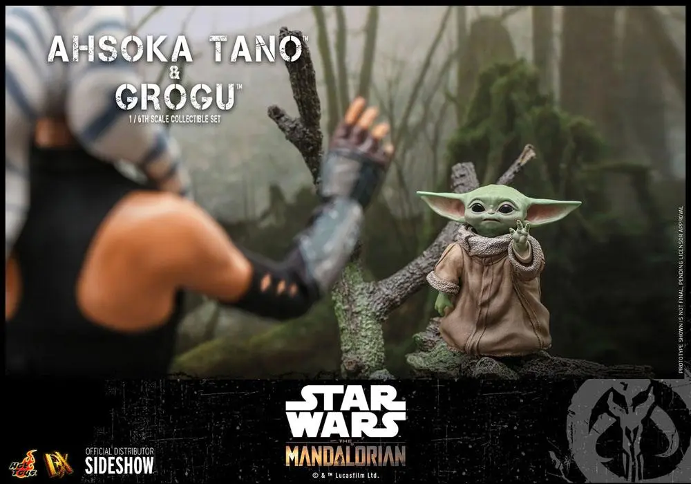 Star Wars The Mandalorian Akční figurka 2-Pack 1/6 Ahsoka Tano & Grogu 29 cm fotografii produktu