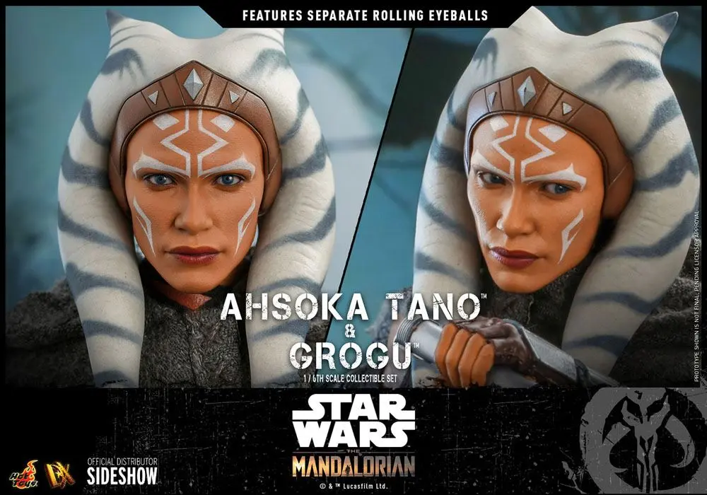 Star Wars The Mandalorian Akční figurka 2-Pack 1/6 Ahsoka Tano & Grogu 29 cm fotografii produktu