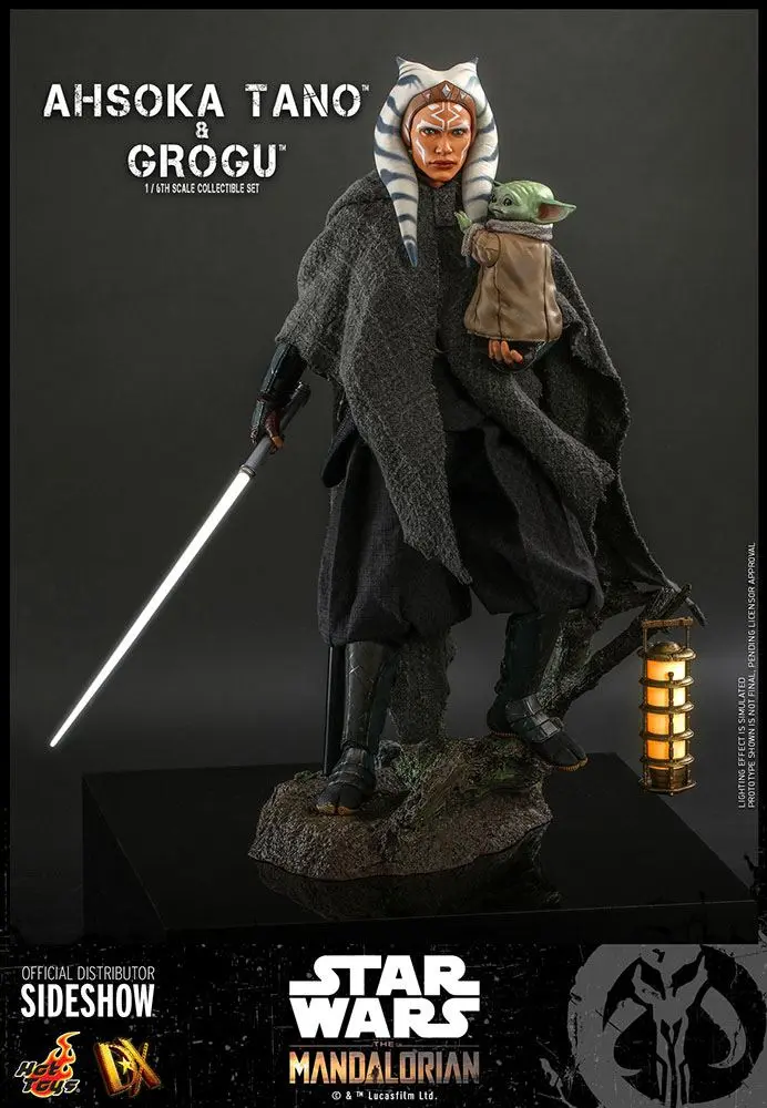 Star Wars The Mandalorian Akční figurka 2-Pack 1/6 Ahsoka Tano & Grogu 29 cm fotografii produktu