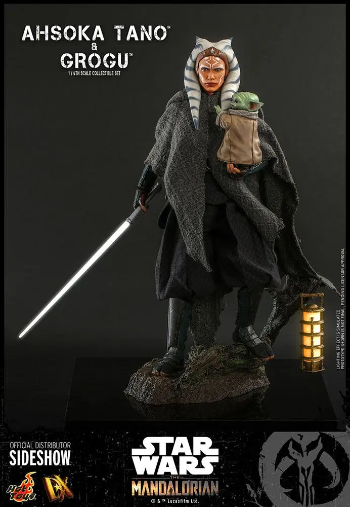 Star Wars The Mandalorian Akční figurka 2-Pack 1/6 Ahsoka Tano & Grogu 29 cm fotografii produktu