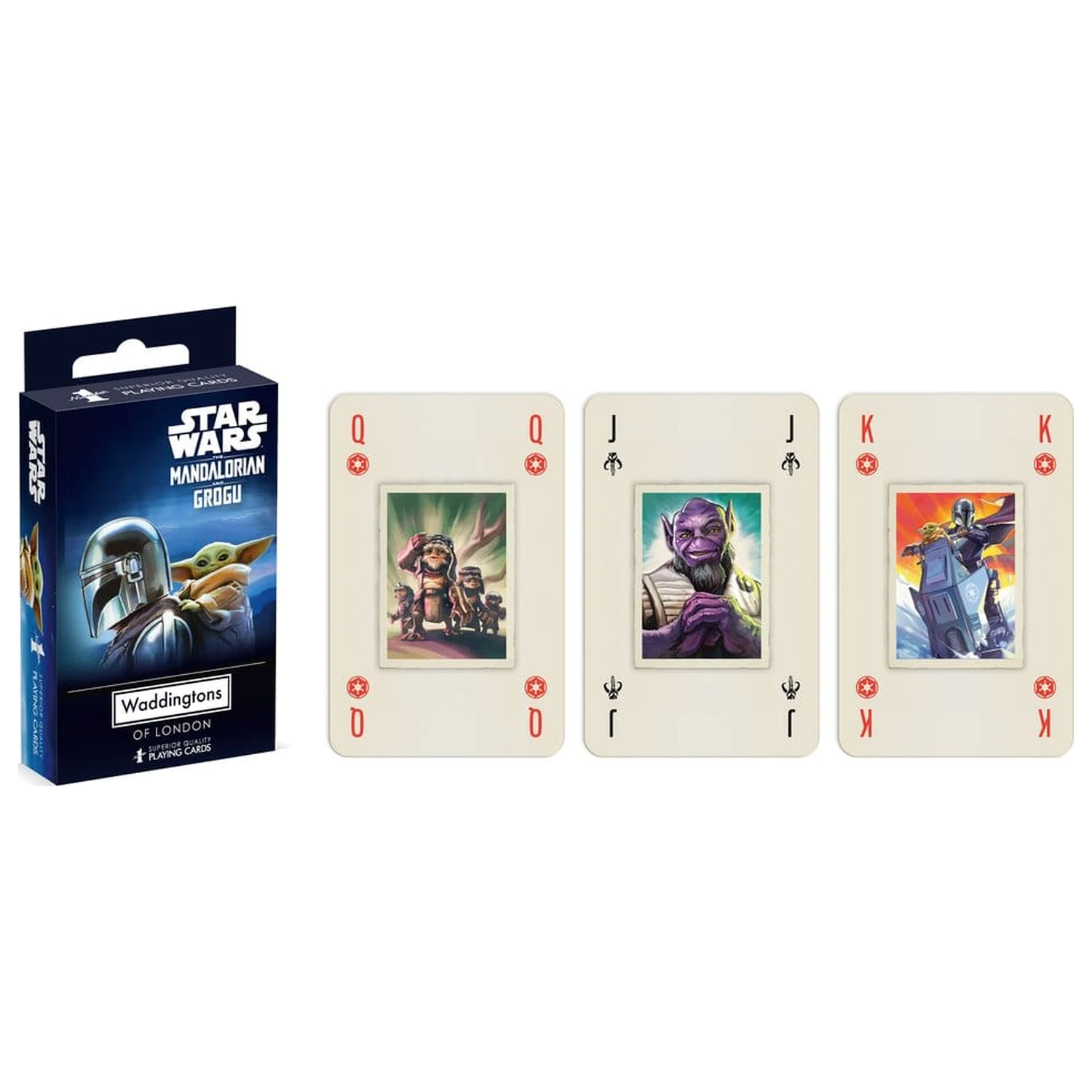 Star Wars hrací karty The Mandalorian and Grogu *anglická verze* fotografii produktu