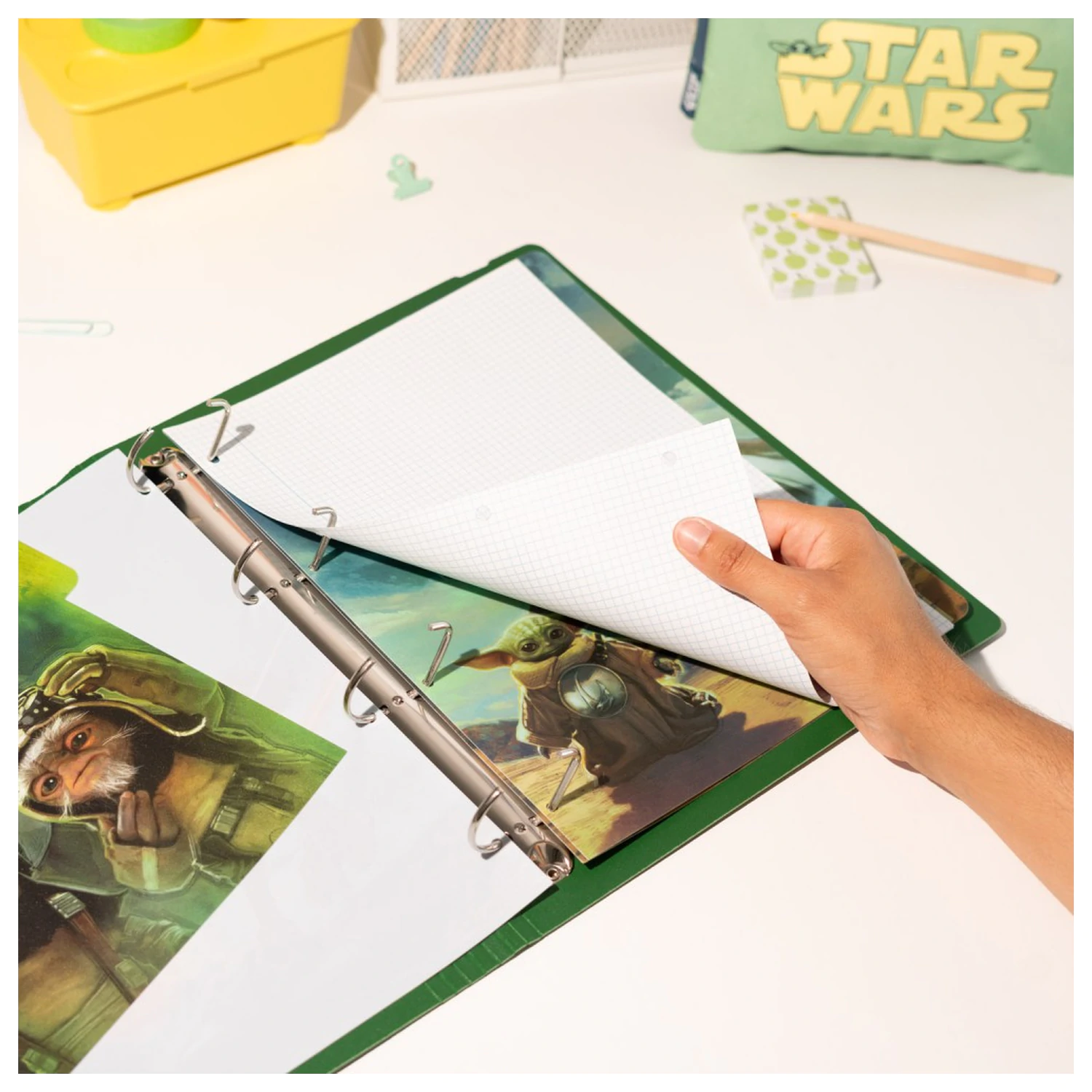 Star Wars: The Mandalorian and Grogu kroužkový pořadač fotografii produktu