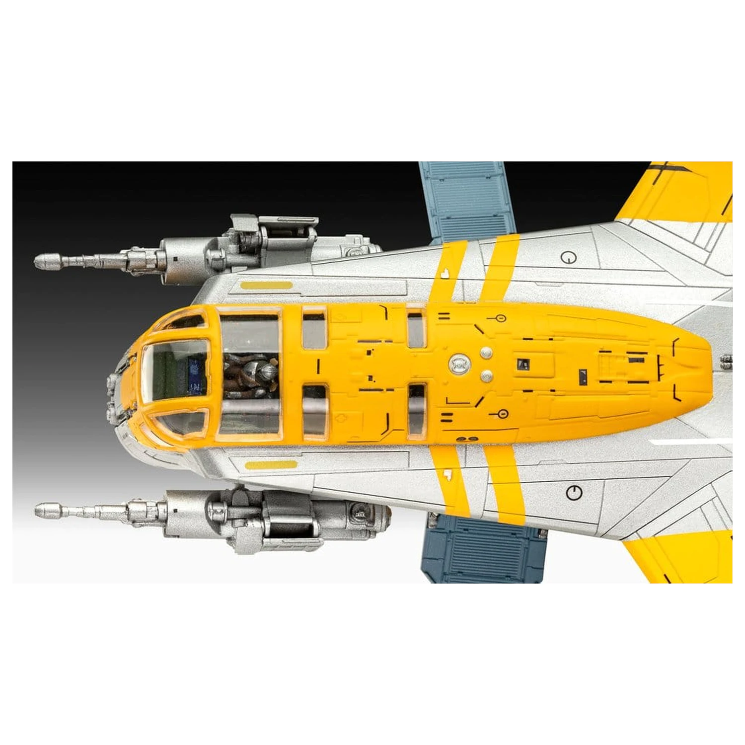 Star Wars The Mandalorian a Grogu Revell Model Kit 1/72 Razor Crest 34 cm fotografii produktu