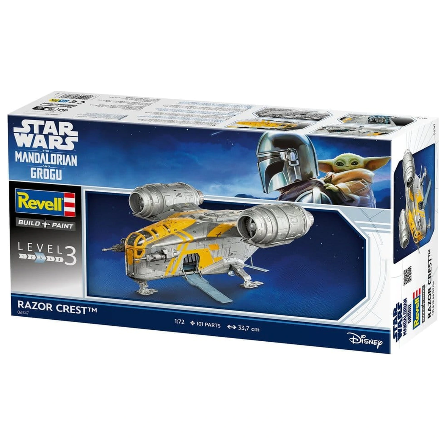 Star Wars The Mandalorian a Grogu Revell Model Kit 1/72 Razor Crest 34 cm fotografii produktu