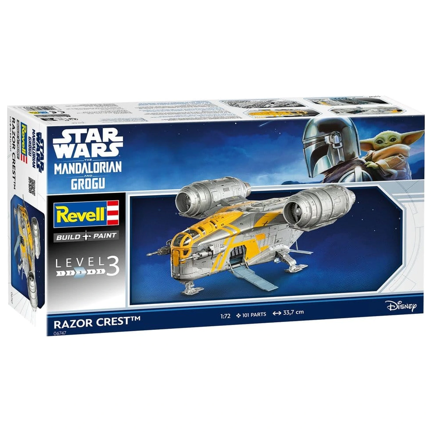 Star Wars The Mandalorian a Grogu Revell Model Kit 1/72 Razor Crest 34 cm fotografii produktu