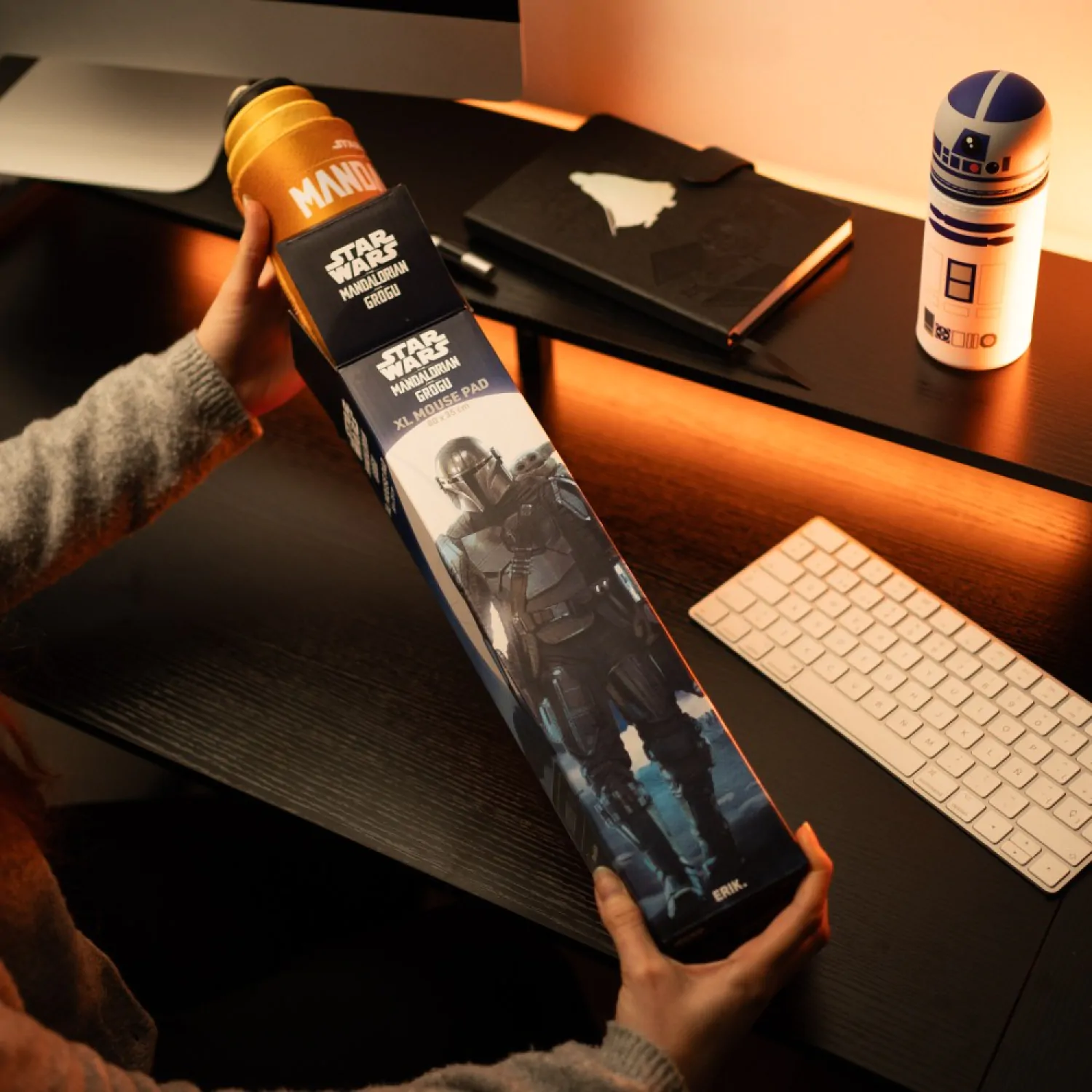 Star Wars: The Mandalorian and Grogu XL podložka pod myš 80 x 35 cm fotografii produktu