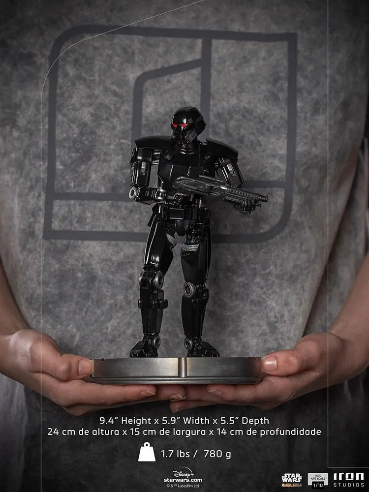 Star Wars The Mandalorian BDS Art Scale Socha 1/10 Dark Trooper 24 cm fotografii produktu