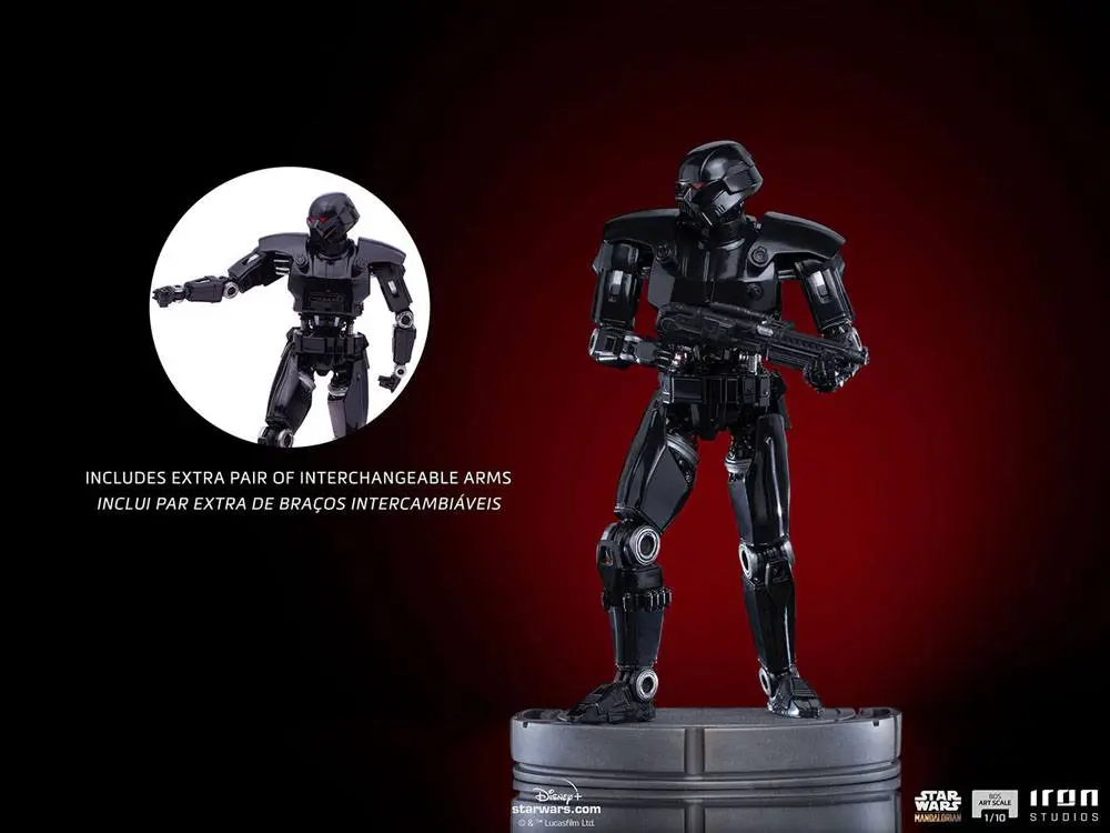 Star Wars The Mandalorian BDS Art Scale Socha 1/10 Dark Trooper 24 cm fotografii produktu