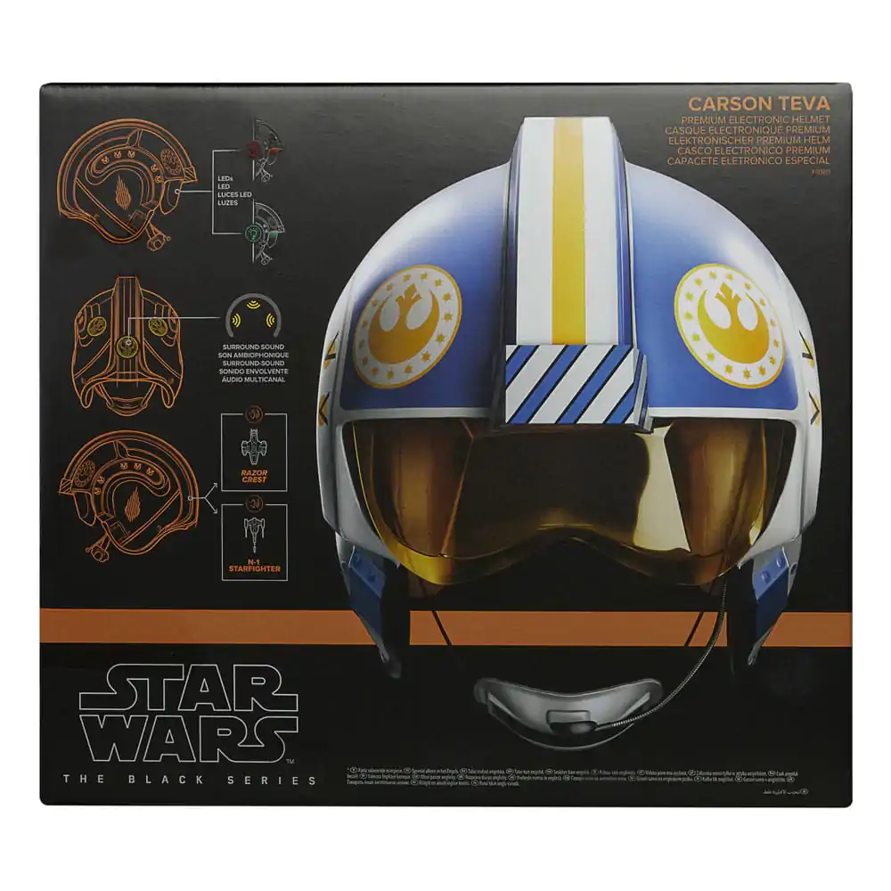 Star Wars: The Mandalorian Black Series elektronická helma Carson Teva fotografii produktu